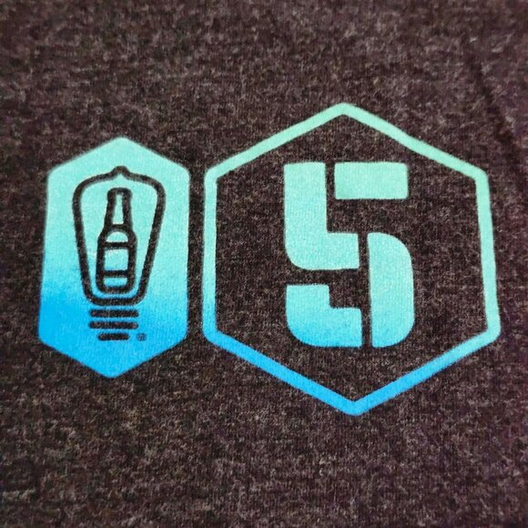 Bottle Logic Brewing T-Shirt Anaheim CA 2013 Charcoal Gray Short Sleeve Unisex S - Picture 4 of 4